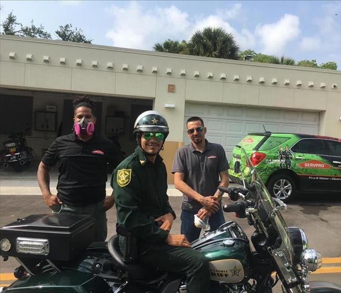 BSO vehicle preventative Covid-19 cleaning